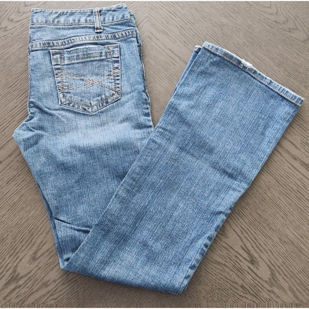 Aeropostale Hailey Skinny Flare Jeans Women's Size 9/10 • Long Denim